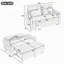 Canapé-lit Loveseat-408785201