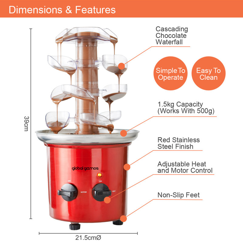 Cascading Chocolate Fountain