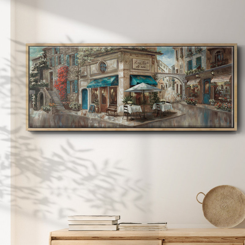 Coin café - toile encadrée, H 24 po x l 60 po