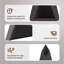 Foyer vidaXL noir en acier 22,83 x 15,75 x 39,37 po
