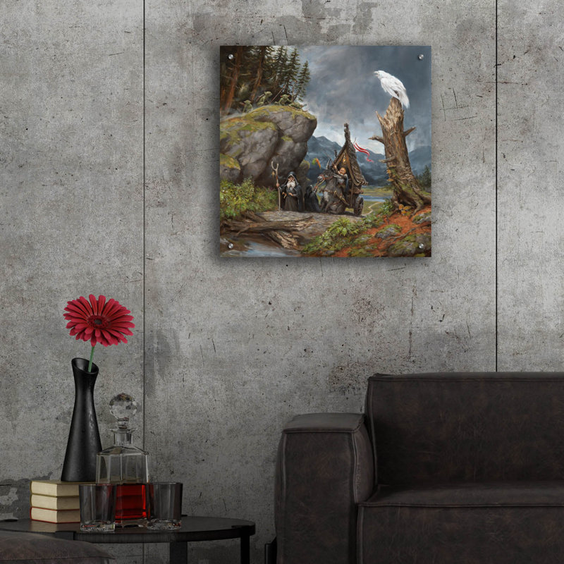  «The Goblin Ambush» par Fesbra, art mural en verre acrylique, 24 po x 24 po, H 24 po x l 24 po
