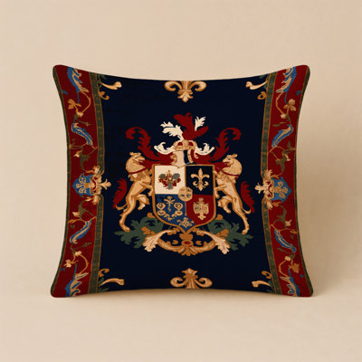 Checkered Indoor and Outdoor Throw Pillow