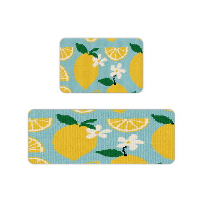 Ensemble de 2 tapis de cuisine Farmhouse Welcome
