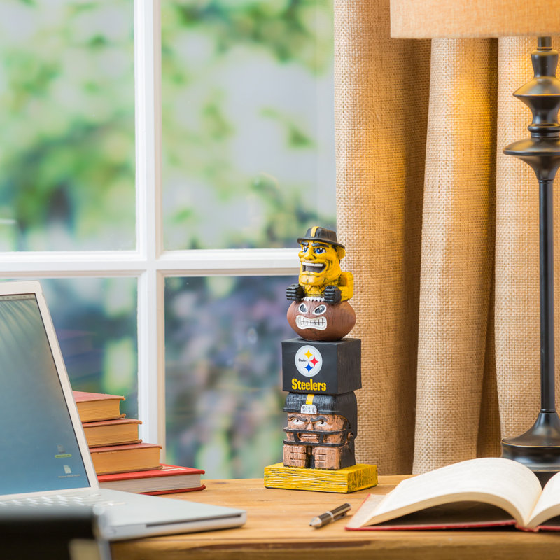 Statue de jardin d'intérieur / extérieur NFL New York Giants, H 36 po x l 12,63 po x P 8,25 po, Steelers de Pittsburgh