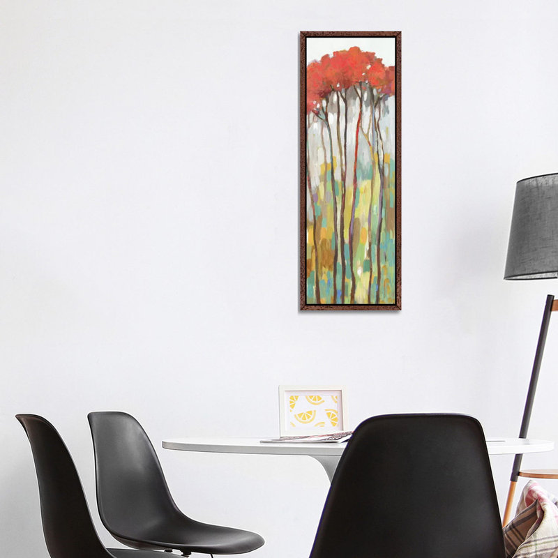 Standing Tall I by Allison Pearce - Panoramic Painting on Canvas, Classic Brown Wood Framed Canvas, 121.92 cm H x 40.64 cm W