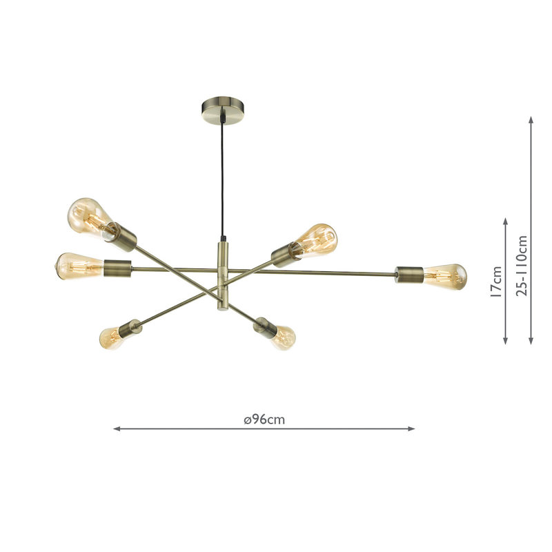 Klos 6 - Light Sputnik Chandelier