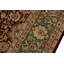 Tapis rouge / ivoire en laine fabriqué à la main 6 pi 2 po x 8 pi 11 po Oxendine