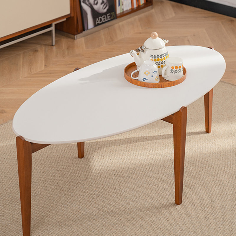 Table basse Rock Plate, Blanc