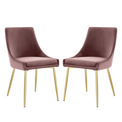 Modway Viscount Performance Velvet Dining Chairs