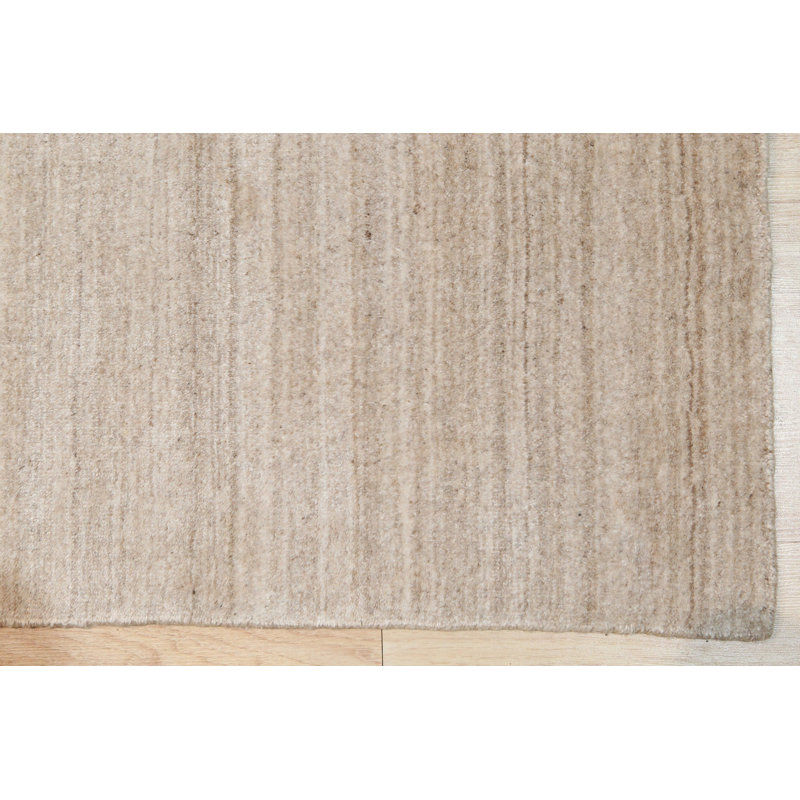 Hand Knotted Wool Geometric Area Rug, 8' x 10'