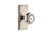 Grandeur Carré Plate Double Dummy with Parthenon Door Knob