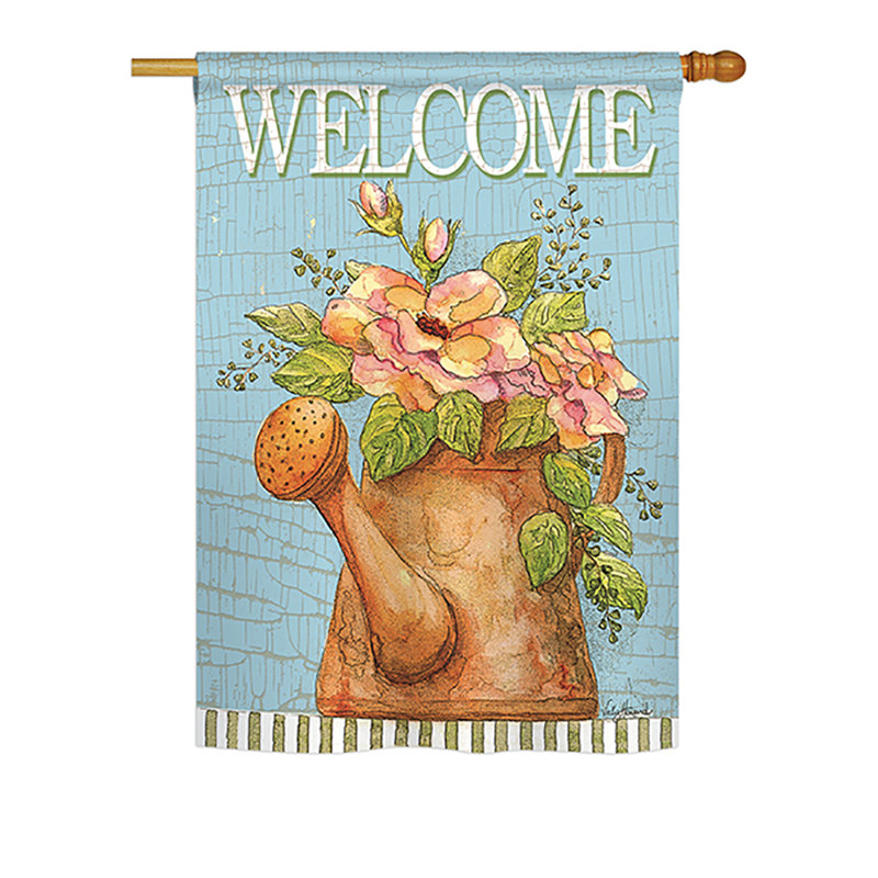 Double Sided 40'' H x 28'' W Polyester Flag Set
