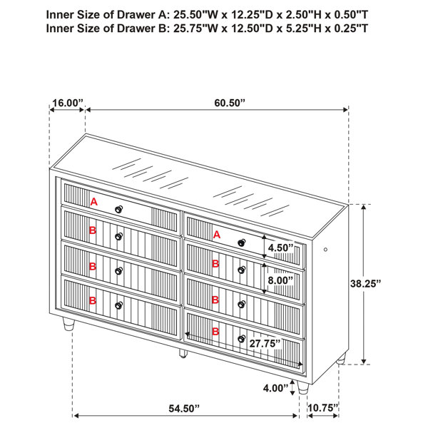 Dimensions du produit