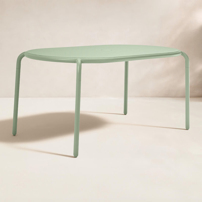 Toni Tavolo Outdoor Dining Table, Mist Green