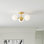 Bradwell Glass Semi Flush Mount
