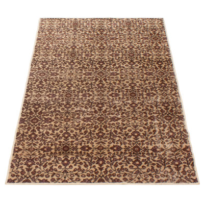 Tapis crème Melis Vintage 3 pi 9 po x 6 pi 9 po