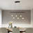 6 - Light LED Kitchen Island Pendant