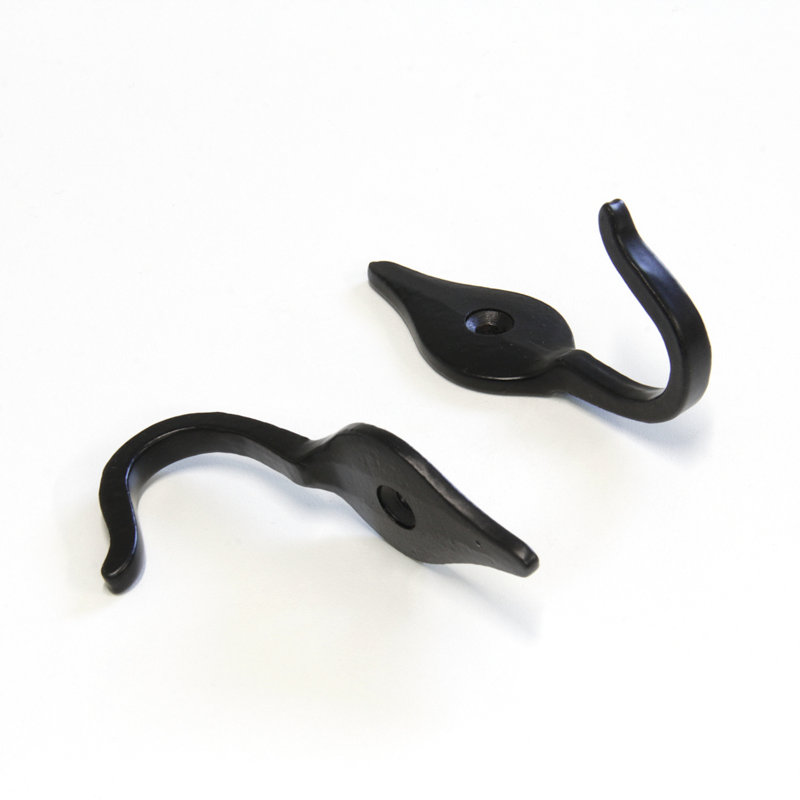 Iron Wall Wall Hook, Black