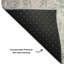 Tapis abstrait lavable à la machine de qualité supérieure AMF1848-1188010779