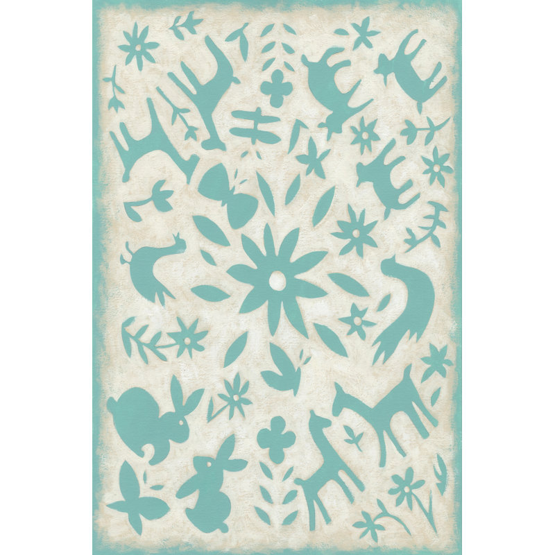Spring Otomi III by Chariklia Zarris - Wrapped Canvas Art Prints, 46cm H x 30cm W x 3.8cm D