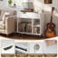 Manufactured Wood,Metal 79cm H Media Shelves-1416393789