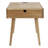 Evins Solid Wood End Table with Storage and Built-In Outlets