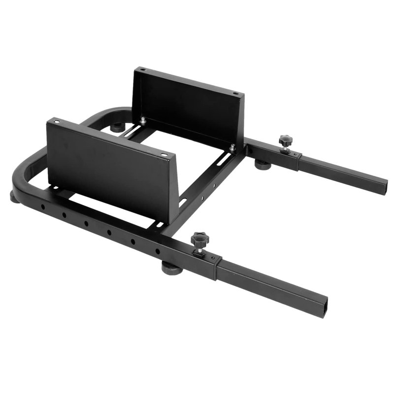 Anman Racing Simulator Seat Stand Extension | Rear Mount Bracket for Steering Wheel Stands | Universal Cockpit Conversion Kit for DIY Setup (Seat Not Included)