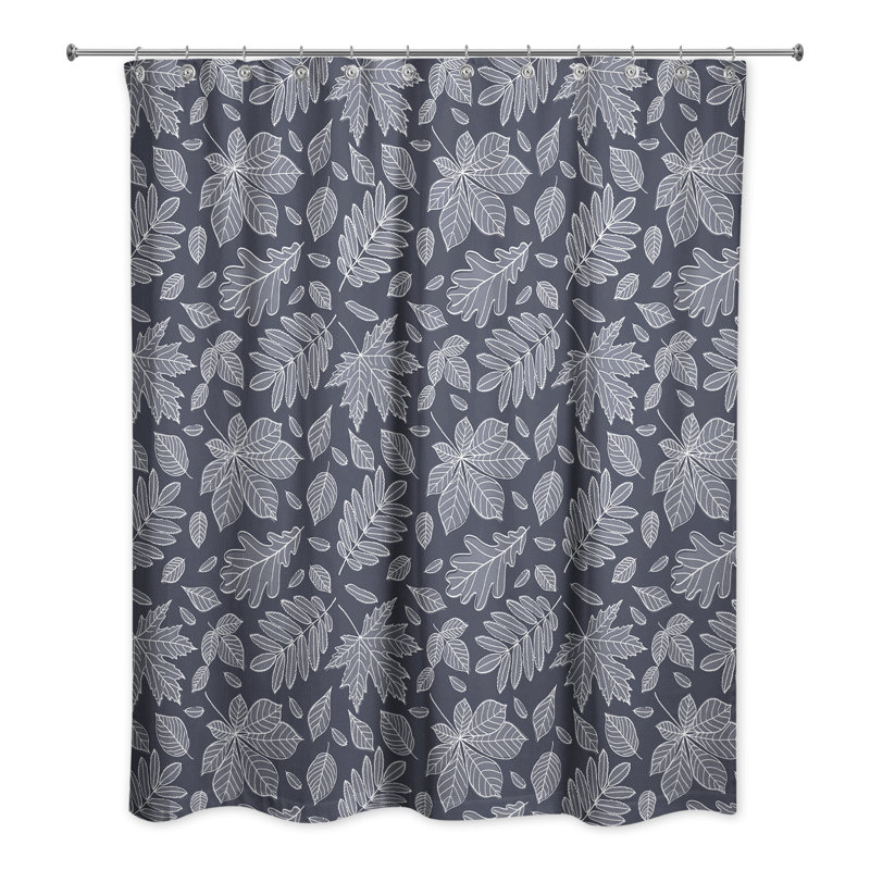 Rideau de douche Ritchy, Bleu marine