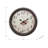 Clocks, 20" Round, Wall Clock, Brown, Transitional