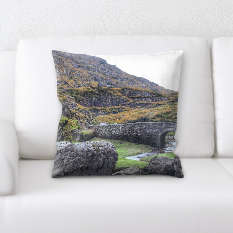 Microsuede Reversible Throw Pillow