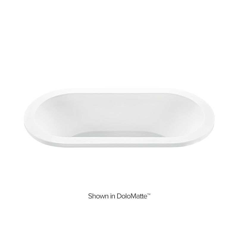 New Yorker 2 Soaker Tub - Matte, Undermount, 22.75" H x 65.5" W x 32" D