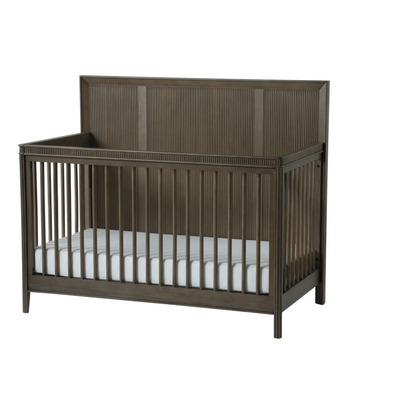 Reid 6 -in-1 Convertible Crib, Greige Wash