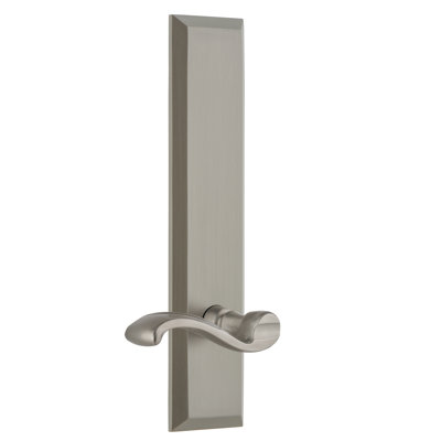 Grandeur Fifth Avenue Tall Plate Passage with Portofino Lever