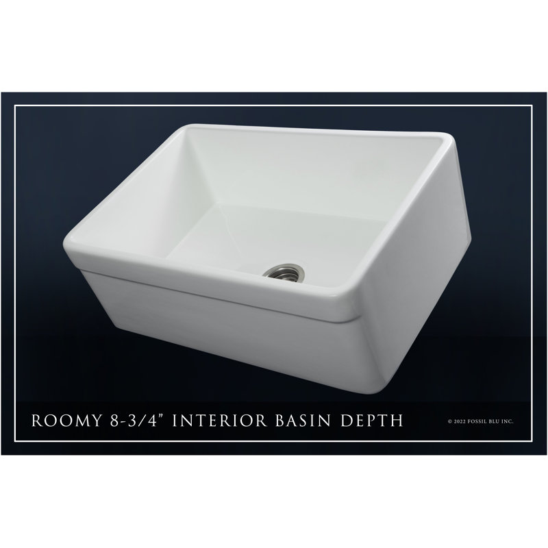 Luxury 30" L x 20" W Farmhouse Kitchen Sink with Basket strainer, Stainless Steel Accessories