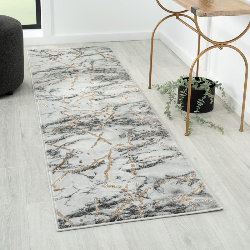 Lyth Abstract Indoor Rug, Runner 2' x 7'