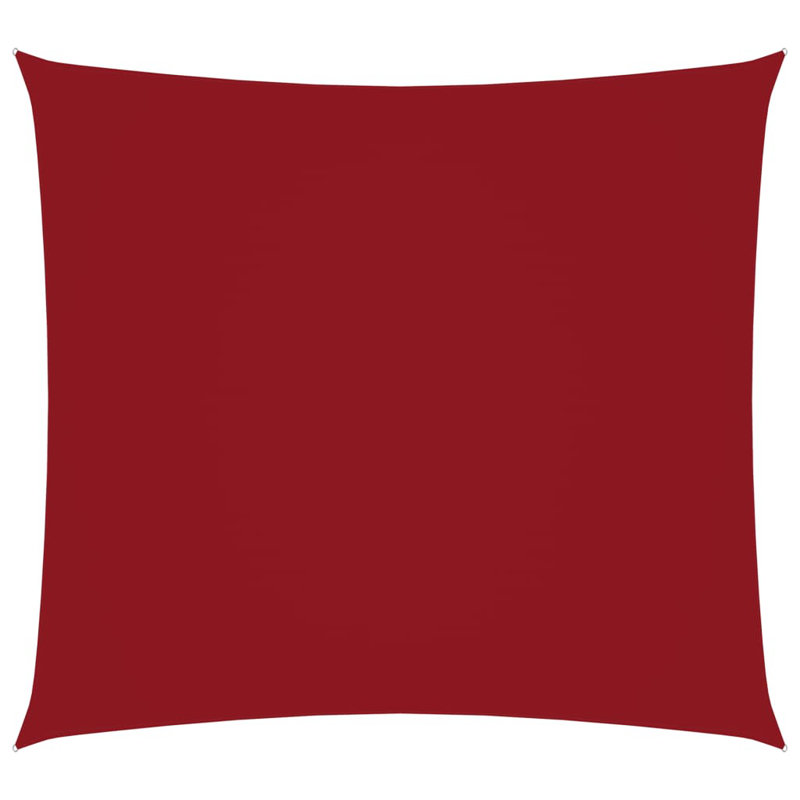 Purdin Sunshade Sail Oxford Fabric Square, Red