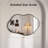 Cloud Shaped Wall Mirror, 44"x32" Black Metal Frame Decorative Mirror For Bathroom, Living Room, Bedroom, Entryway – Modern Asymmetrical Vanity Mirror With Tempered Glass