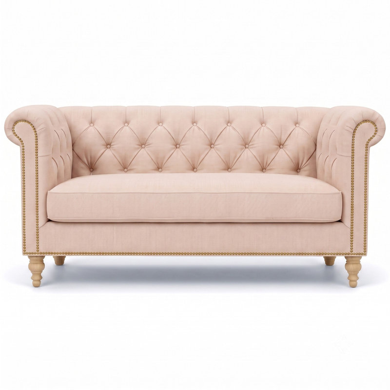 Solid Lennon Blend Fabric, Blush