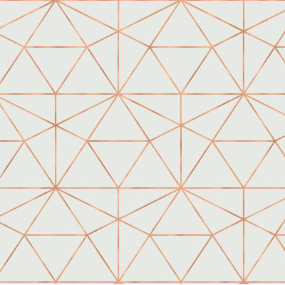 Rouleau de papier peint géométrique L 27 pi x l 25 po Graphic Quartz