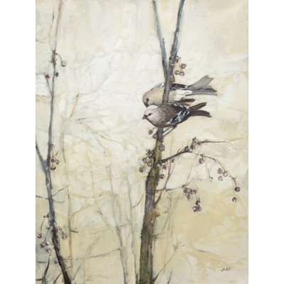 «Wings In The Berries Neutral» par Julia Purinton, reproduction