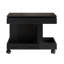 360°Rotating End Table with Wheels