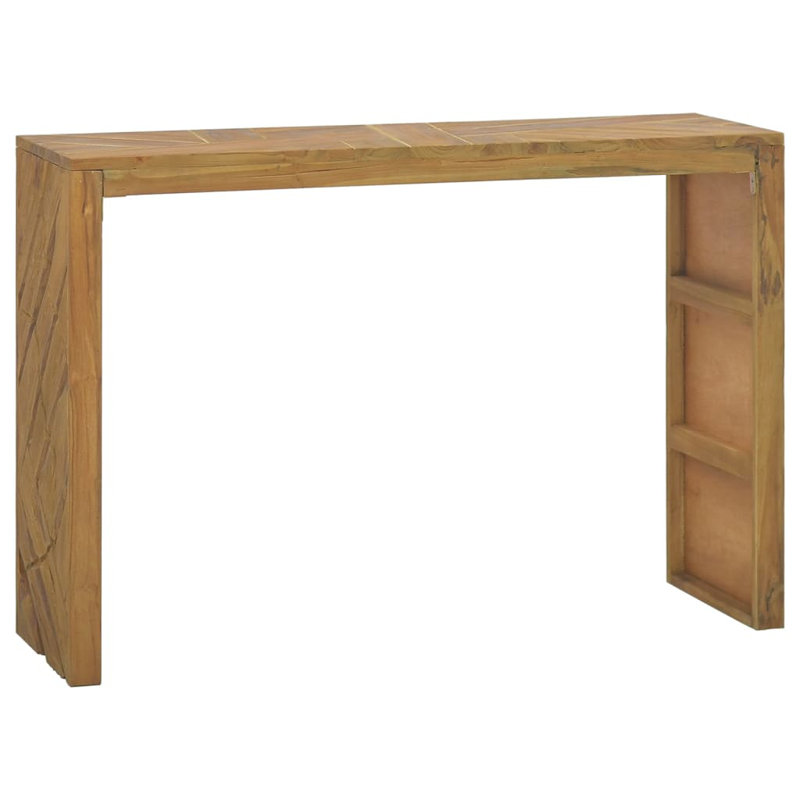 Console Table 43.3"x13.8"x29.5" Solid Teak Wood