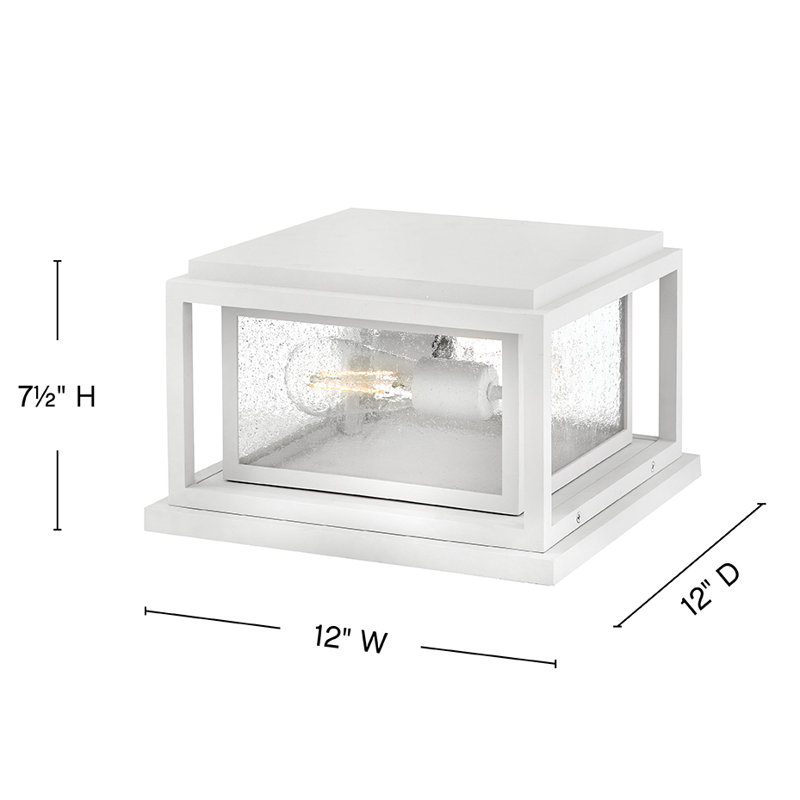 Hinkley Republic Outdoor Pier Mount, White