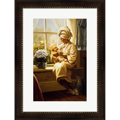 «Mother and Child» par Ron Bayens - impression encadrée