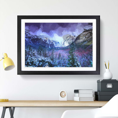 Yosemite National Park Tunnel in Abstract - Picture Frame Graphic Art Print