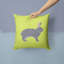 Coussin décoratif d’extérieur éclectique lapin check-23813801-48712588