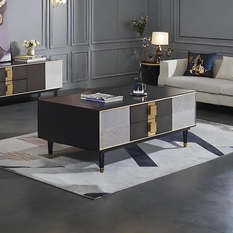 Table basse moderne avec tiroir de rangement