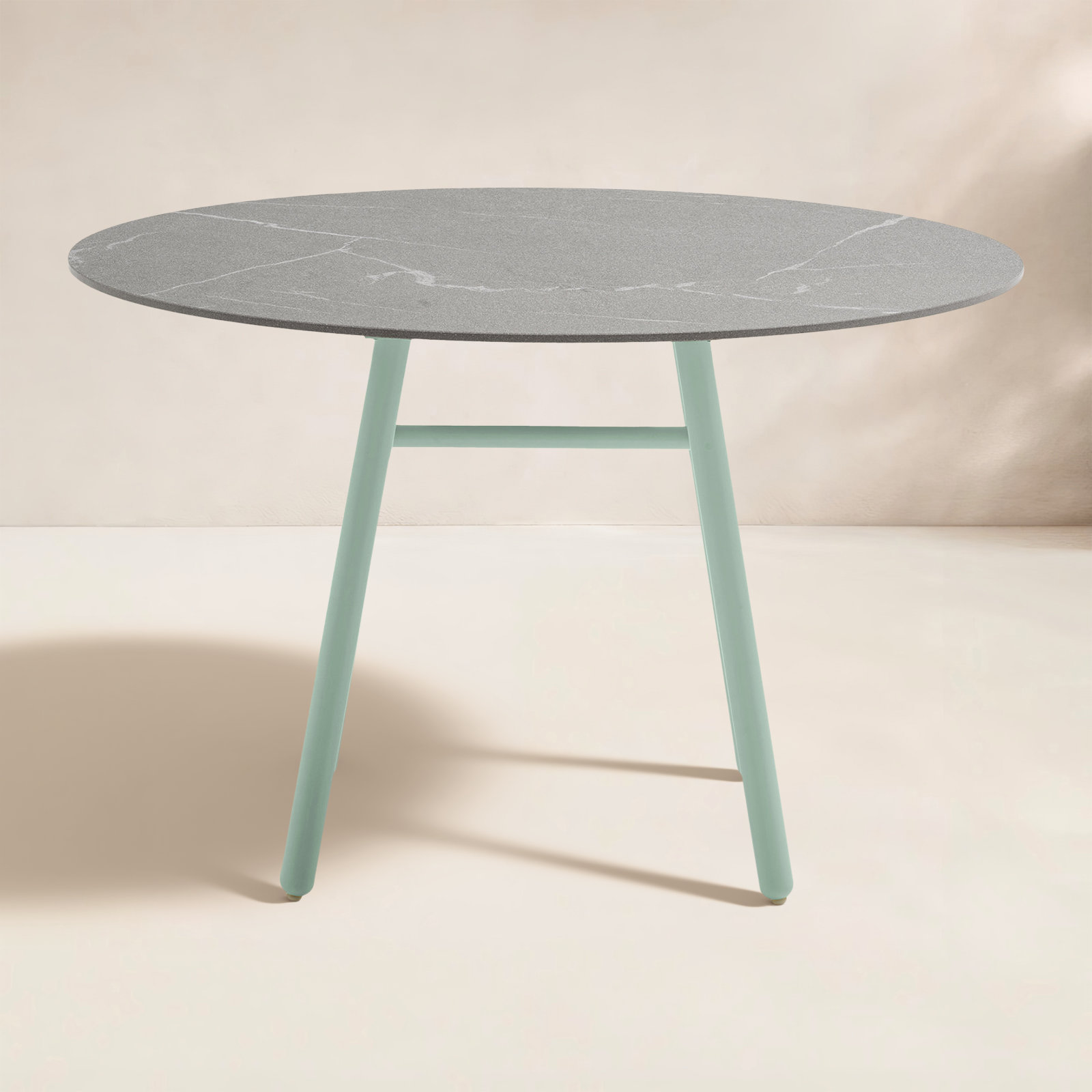 Yo! 36" Patio Dining Table, Matt Thyme Green