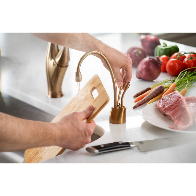 Indulge Hot and Cold Water Dispensers, Brushed Bronze