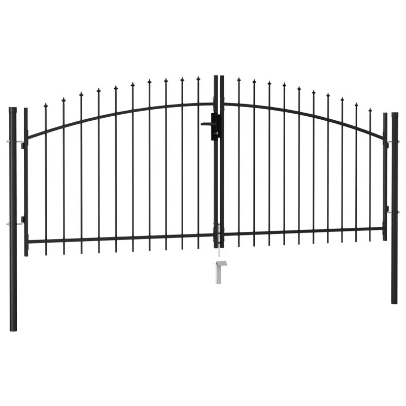 Autberry 175.26 cm H x 299.72 cm W Gate Fencing